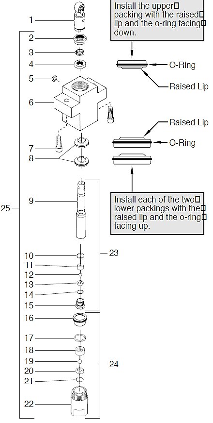 550xc Fluid Section Assembly